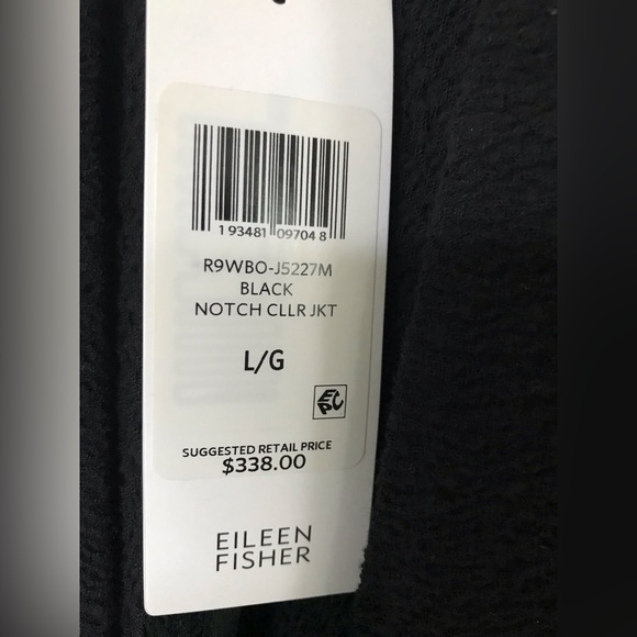 Eileen Fisher black jacket, never worn, excellent condition! - Picture 4 of 6